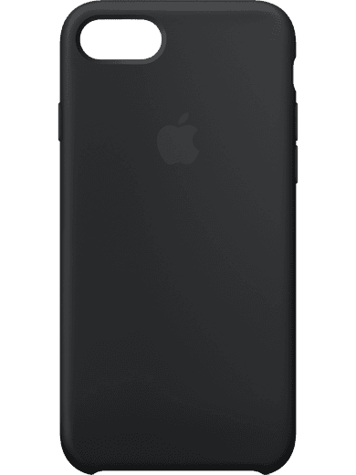 Apple iPhone 6/6s/7/8 Silikon Case Schwarz