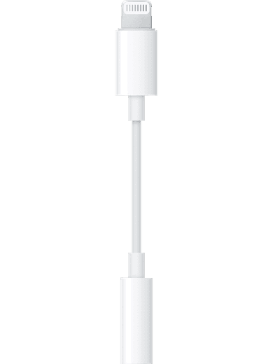 Apple Lightning auf 3,5mm Adapter Weiß