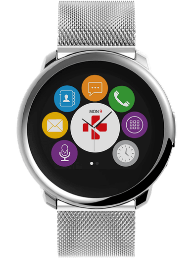 MyKronoz ZeRound Premium Smartwatch silber
